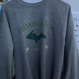 cute basic grey crewneck